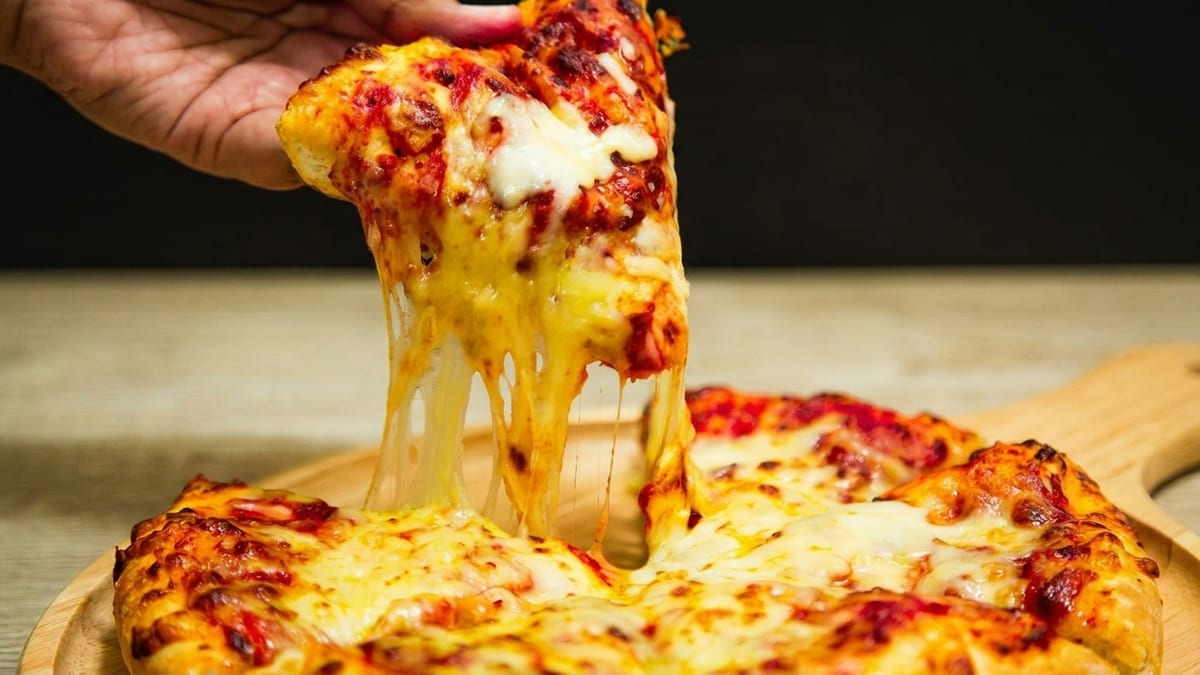 The pizza speaks for itself